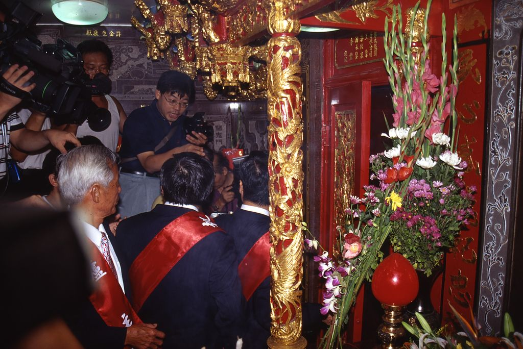 圖：基隆中元祭開龕門