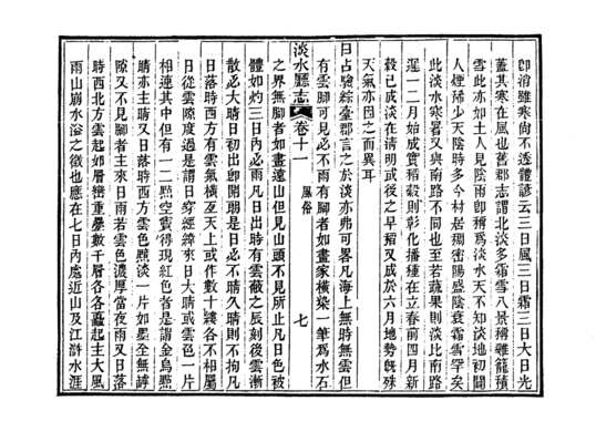 圖2：《淡水廳志》「卷十一〈風俗〉七」拓本影本