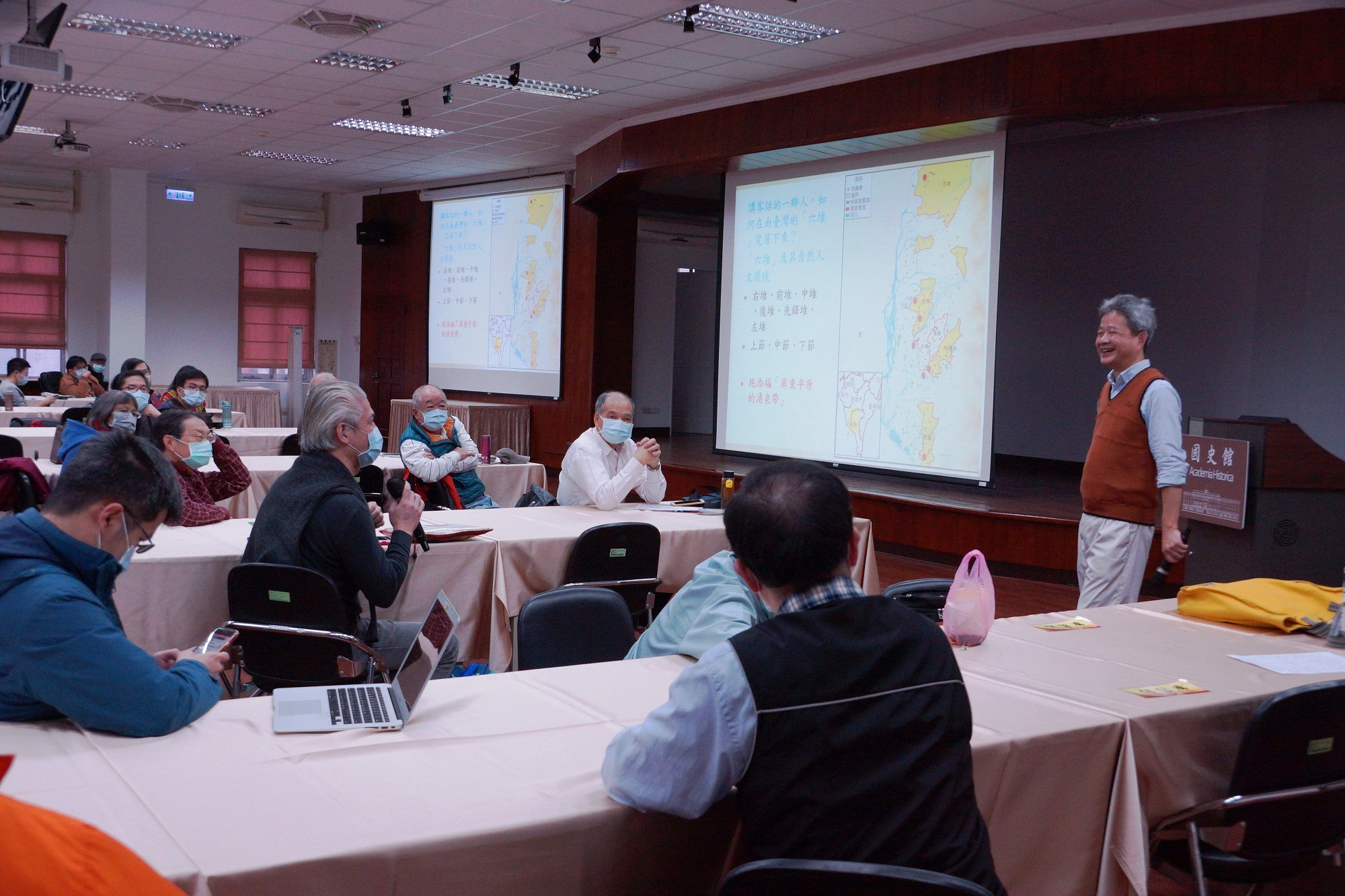 圖2：演講現場學員參與情形