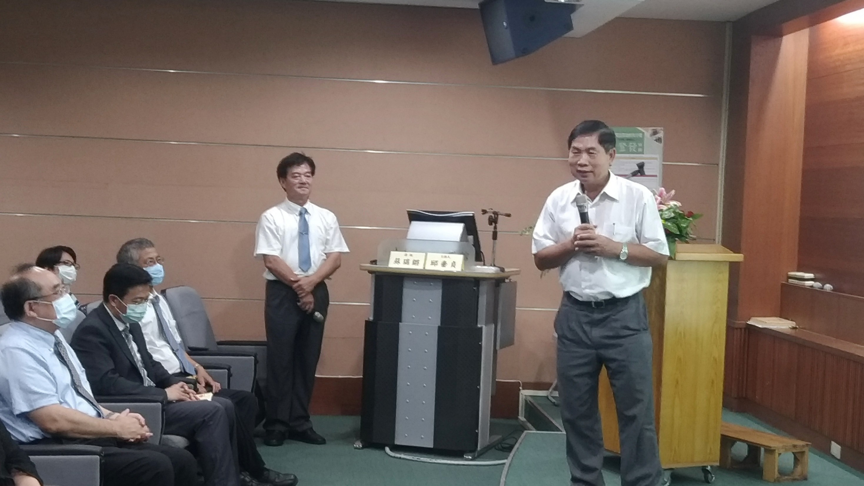 圖4：警政署督察室前主任李福順致詞