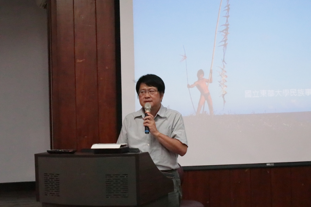 圖1：楊政賢教授演講