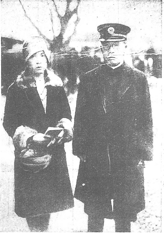 圖1：石塚英藏及其長女文子（昭和4年，資料來源：漢珍版臺灣日日新報）