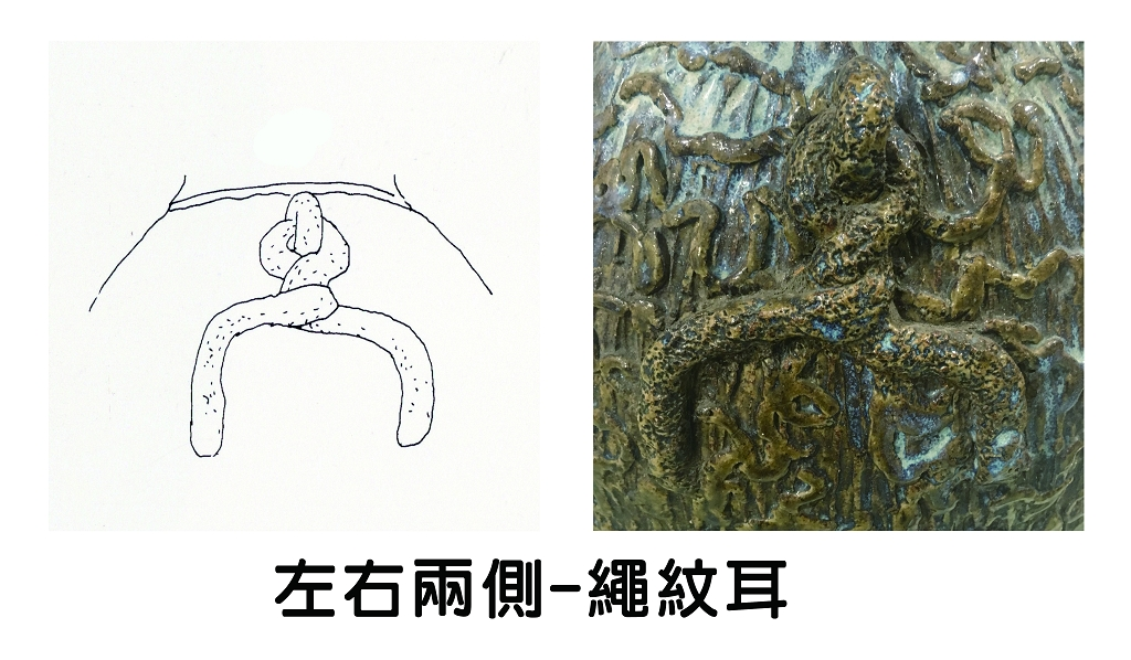 圖4：左右兩側-繩紋耳