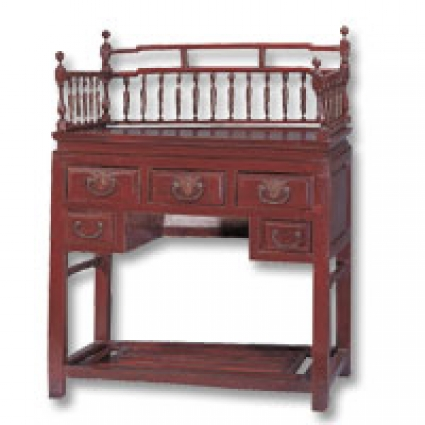 圖：帳桌（摘自《臺灣民俗文物辭彙類編》）