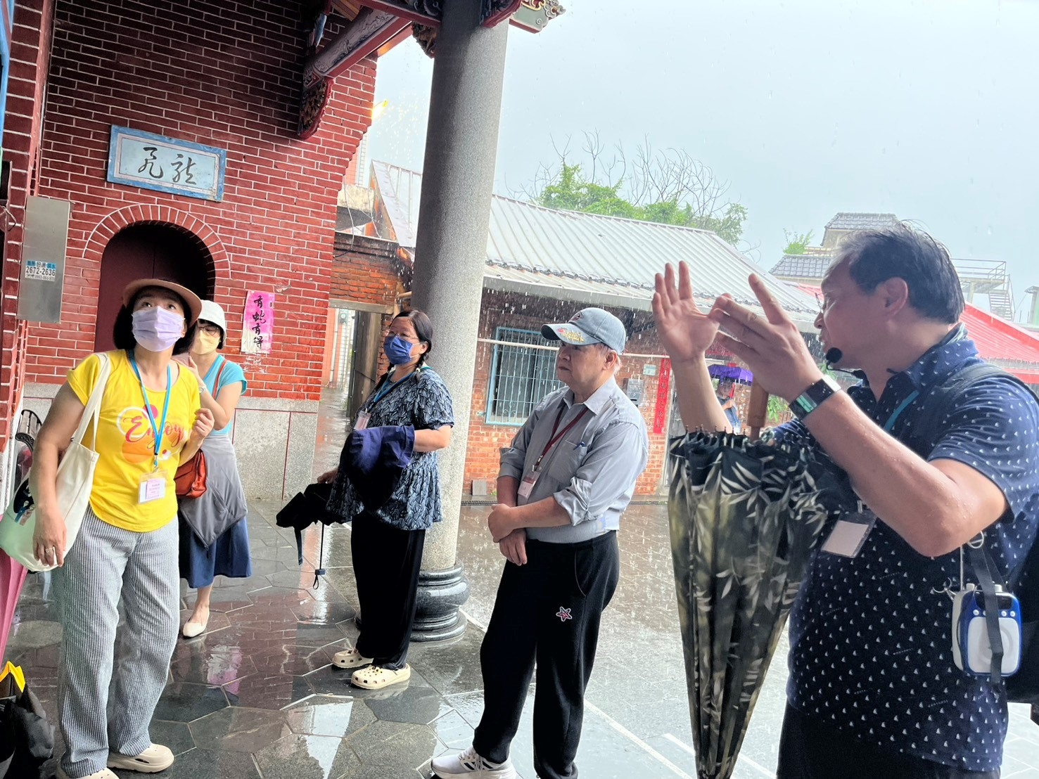 圖14：三峽溪南四姓聚落古厝導覽解說