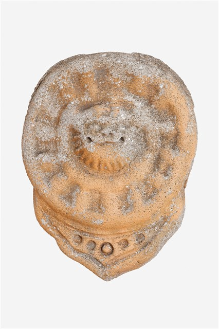 圖6：石製獅像瓦當（本館館藏，登錄號：19970011891）