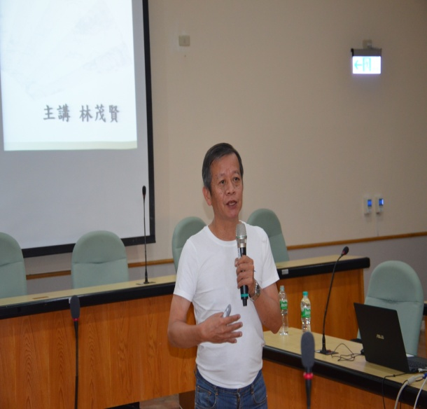 圖1：林茂賢副教授演講