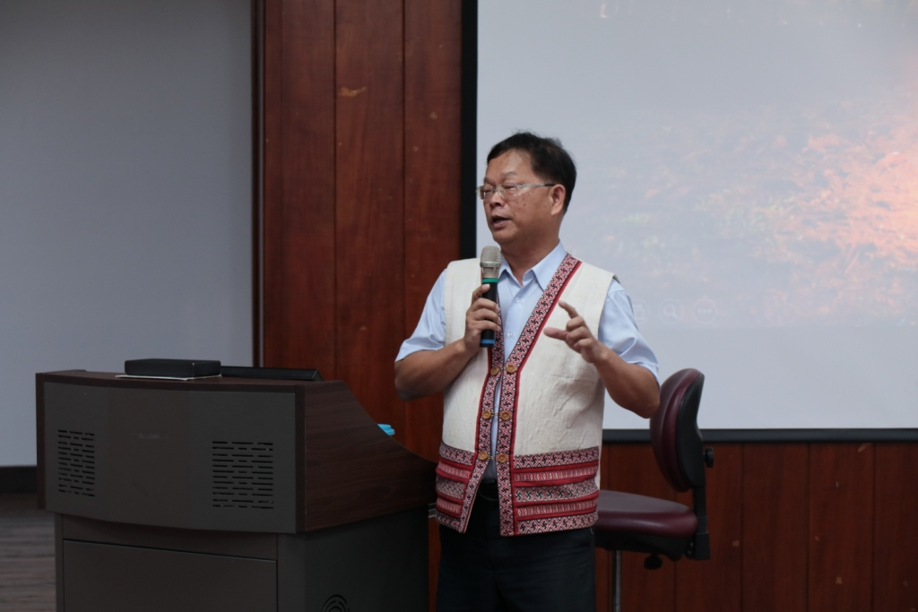 圖2：潘秋榮議員演講