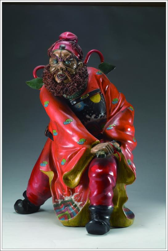 交趾陶：鍾馗（張安地提供）