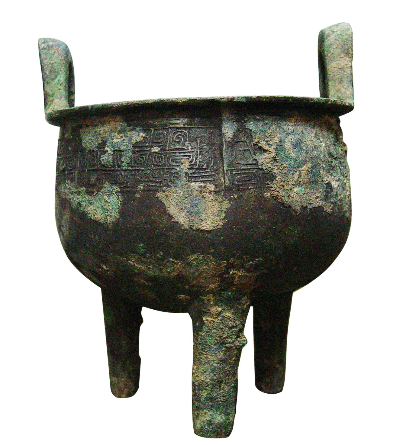 獸面紋鼎　青銅器（張平沼提供）