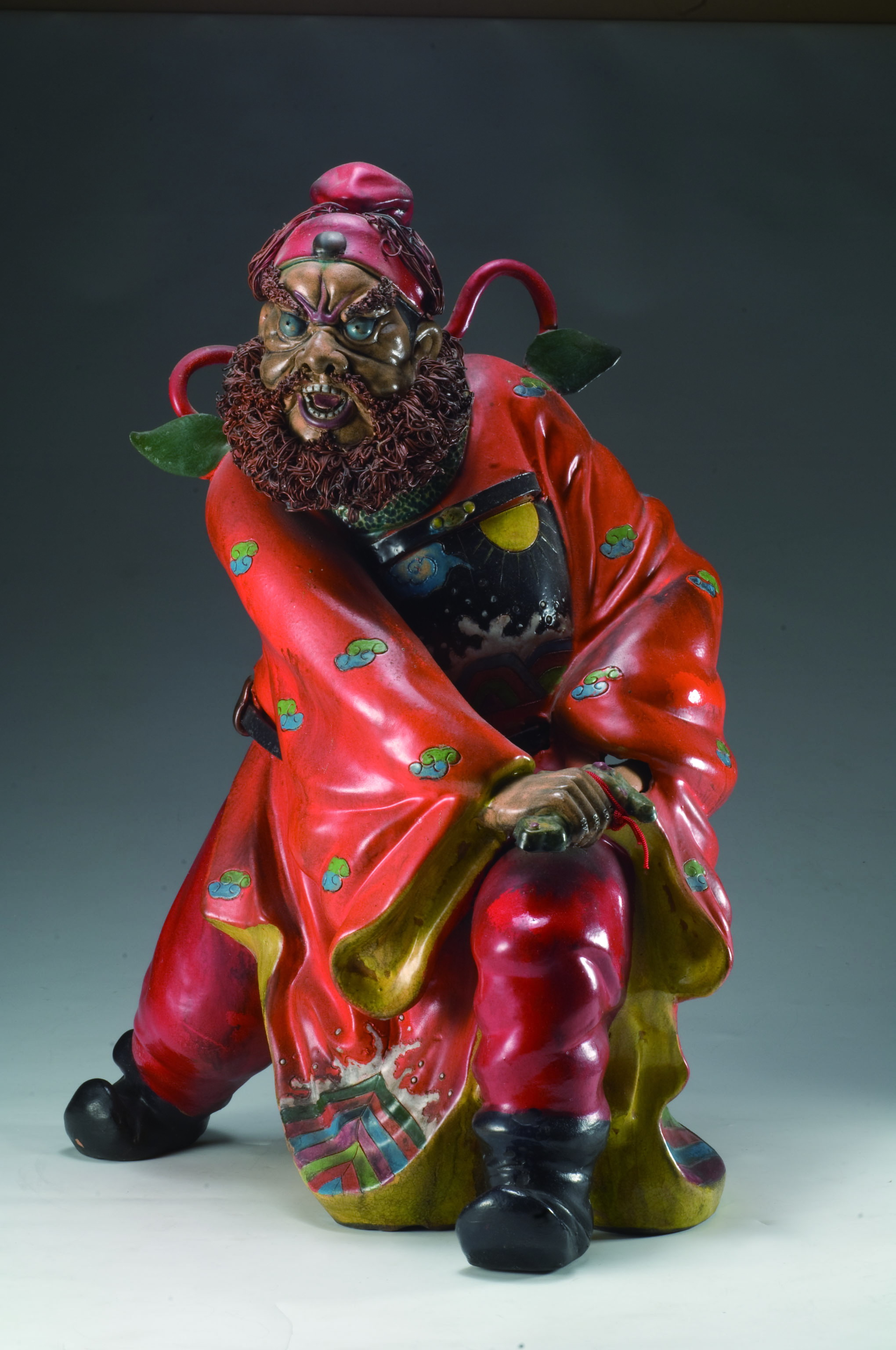 武鍾馗　交趾陶（張安地提供）