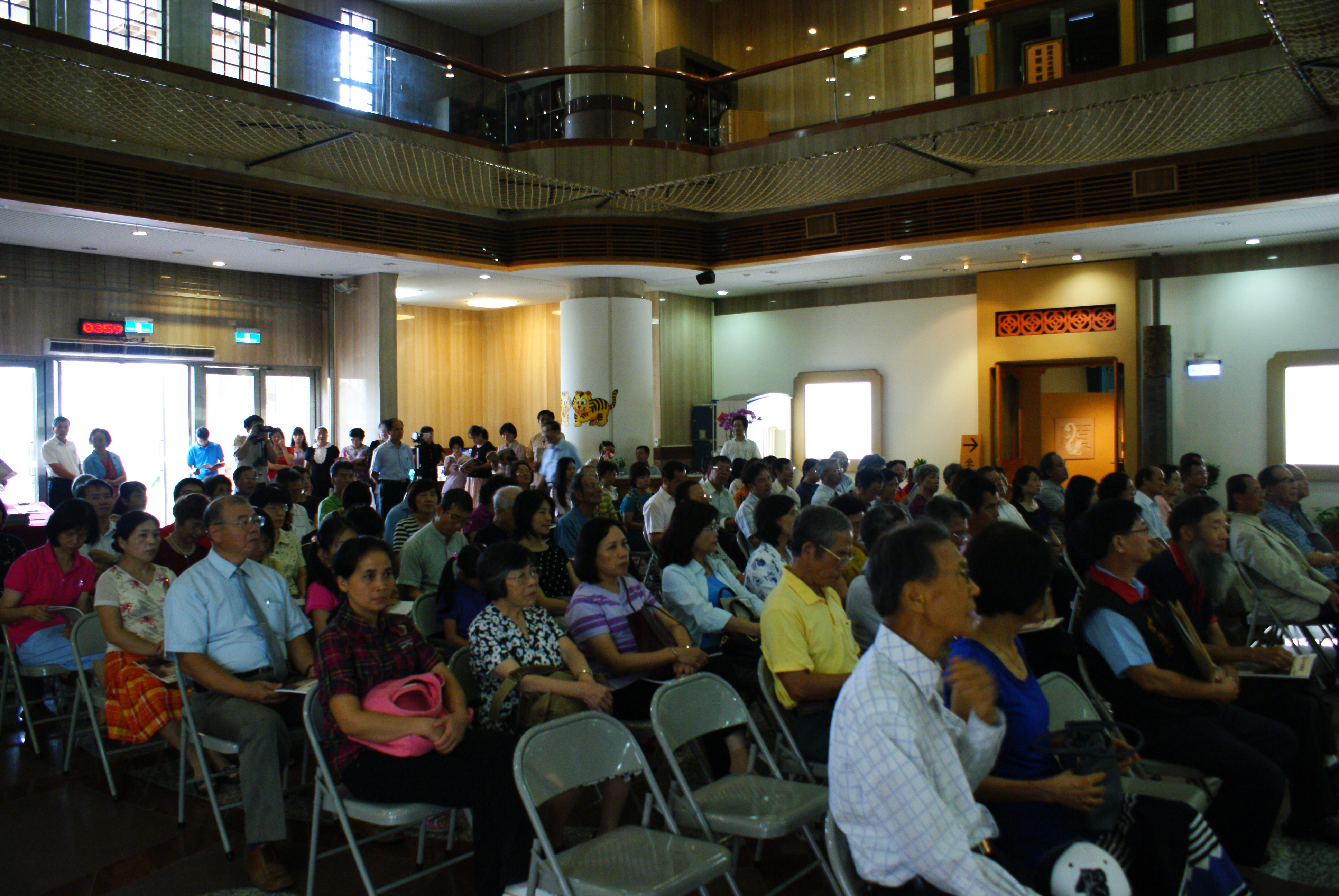 「陳忠藏七十藝術展」開幕現場