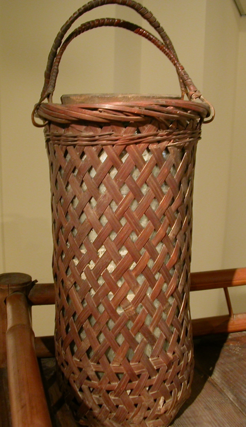 芋冰擔（臺灣文獻館　 臺灣先民智慧文物展 李駿濤拍攝）