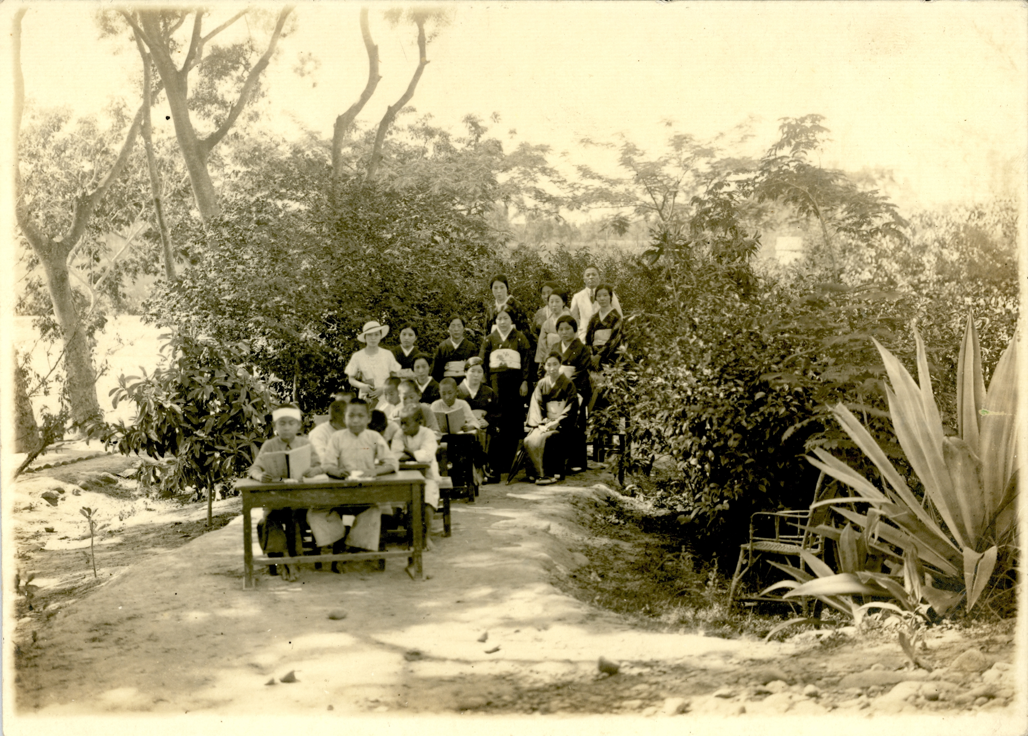 豐原郡瑞穗公學校戶外教學舊照